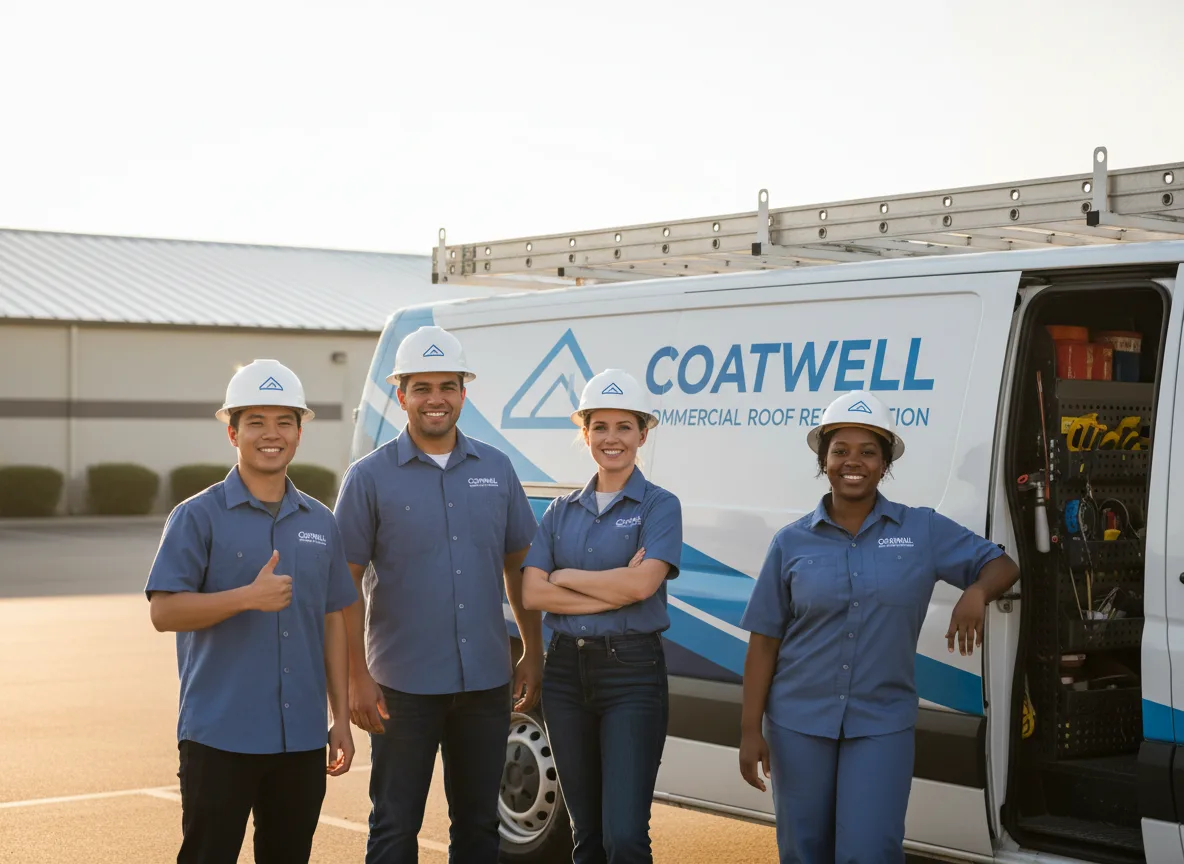 Commercial roof coating company in Fifield, WI